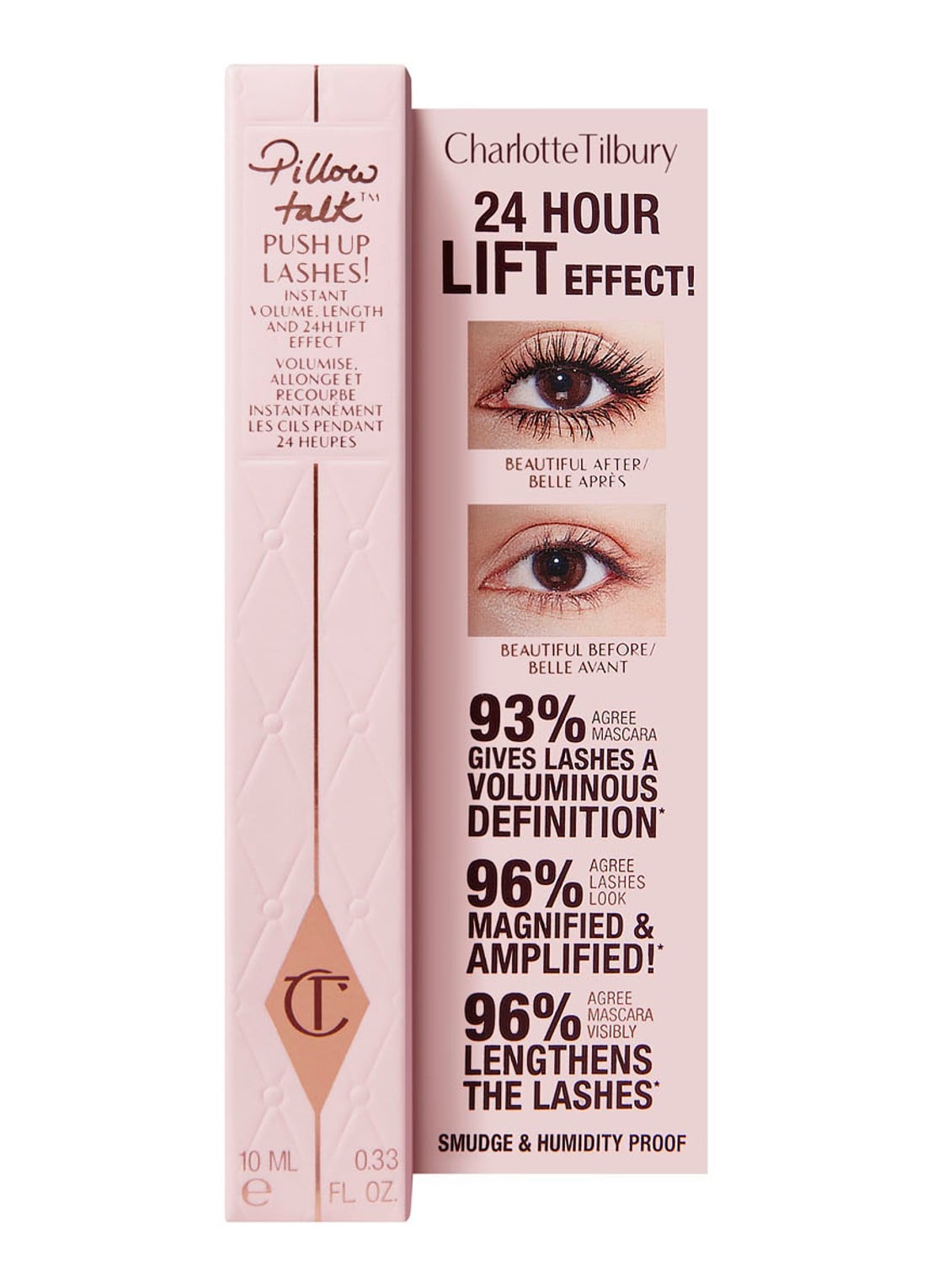 Charlotte Tilbury Pillow Talk Push Up Lashes Mascara  - detail 3 super black