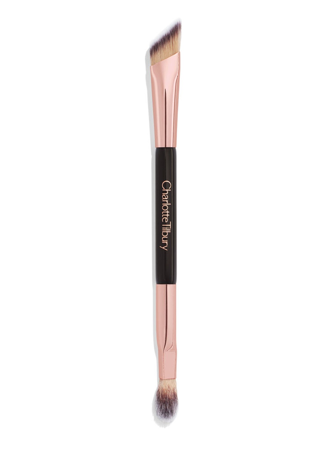 Charlotte Tilbury Supernudes Shapewear Brush - contour- en highlighter kwast - voorkant 2 roségoud