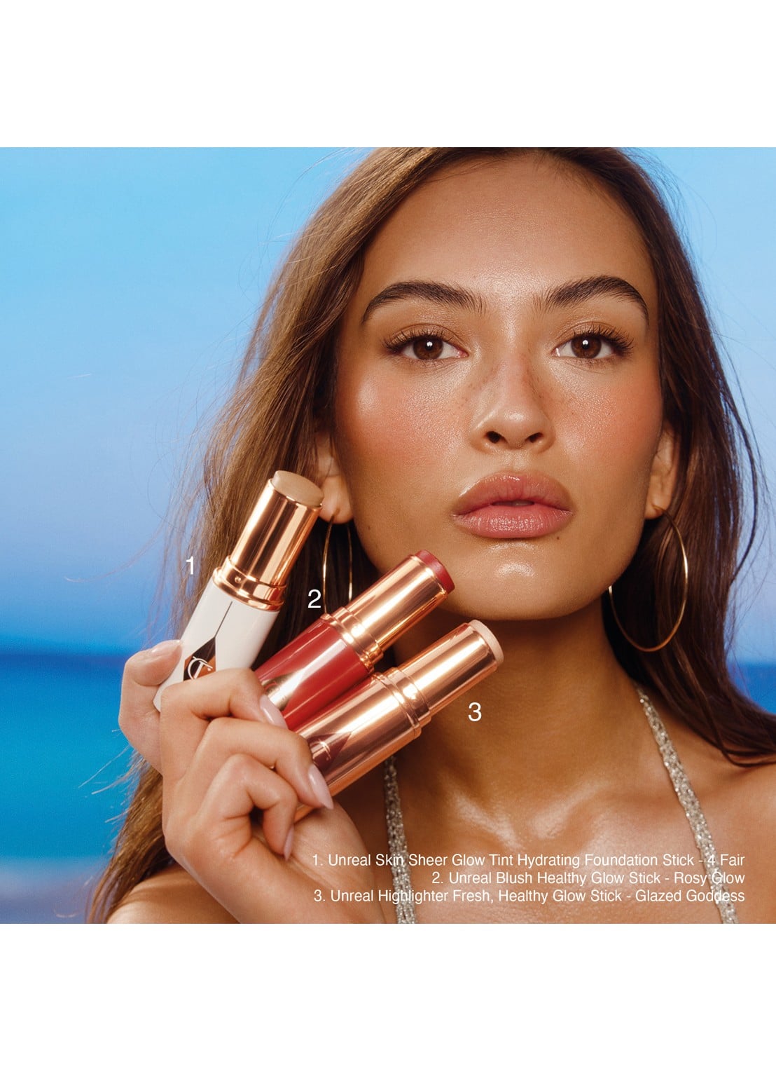 Charlotte Tilbury Unreal Highlighter Fresh Healthy Glow Stick - detail 5 glazed goddess