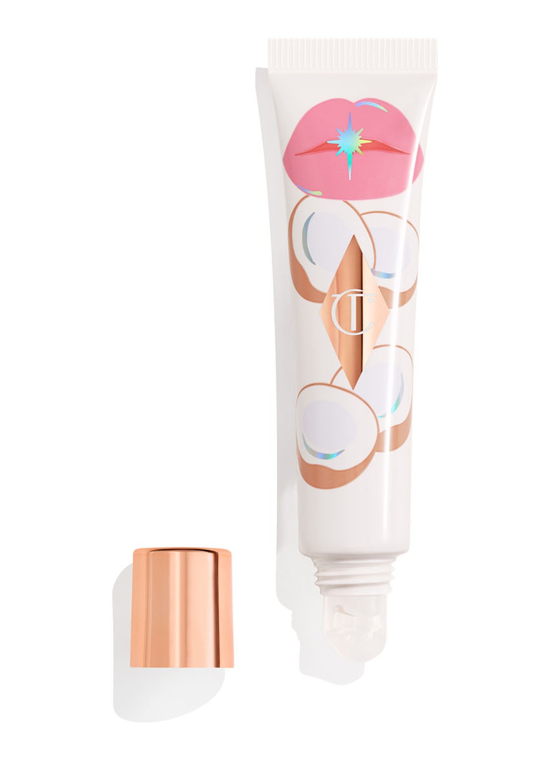 Charlotte Tilbury Unreal Lips Healthy Glow Nectar Oil - lipolie - voorkant coconut water