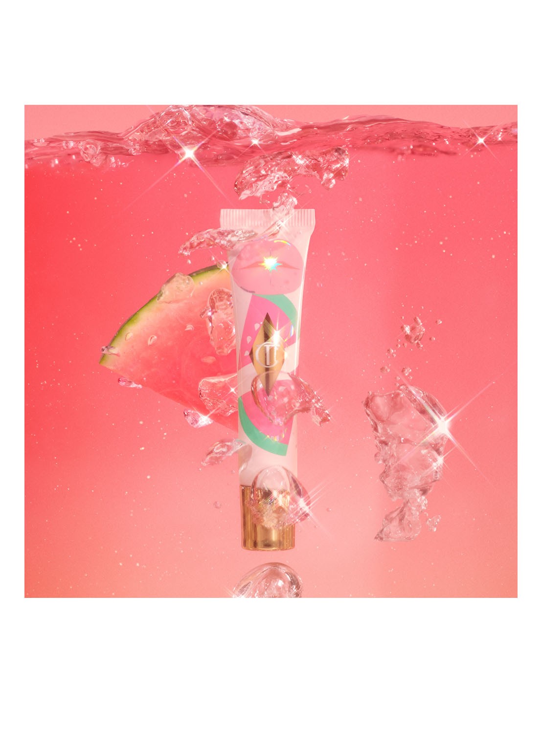 Charlotte Tilbury Unreal Lips Healthy Glow Nectar Oil - lipolie - detail 4 pink watermelon