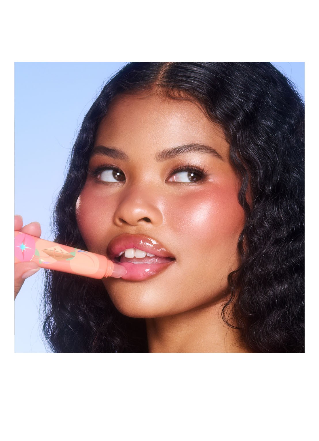 Charlotte Tilbury Unreal Lips Healthy Glow Nectar Oil - lipolie - detail 2 pure peach