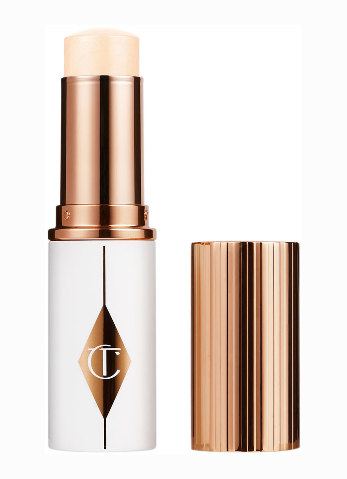 Charlotte Tilbury Unreal Skin Sheer Glow Tint - hydraterende foundation stick - voorkant 1.5 fair