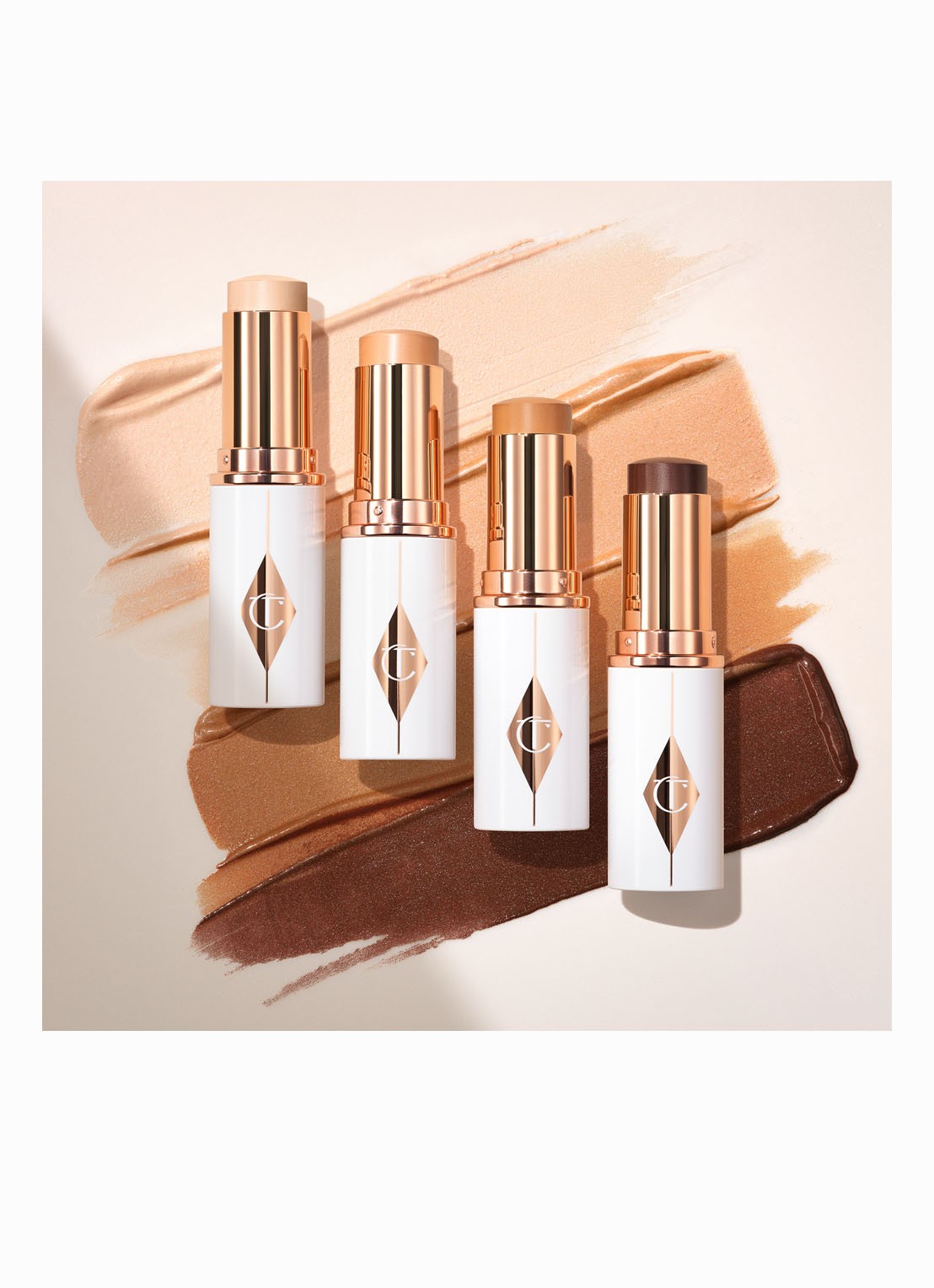 Charlotte Tilbury Unreal Skin Sheer Glow Tint - hydraterende foundation stick - detail 5 4 fair
