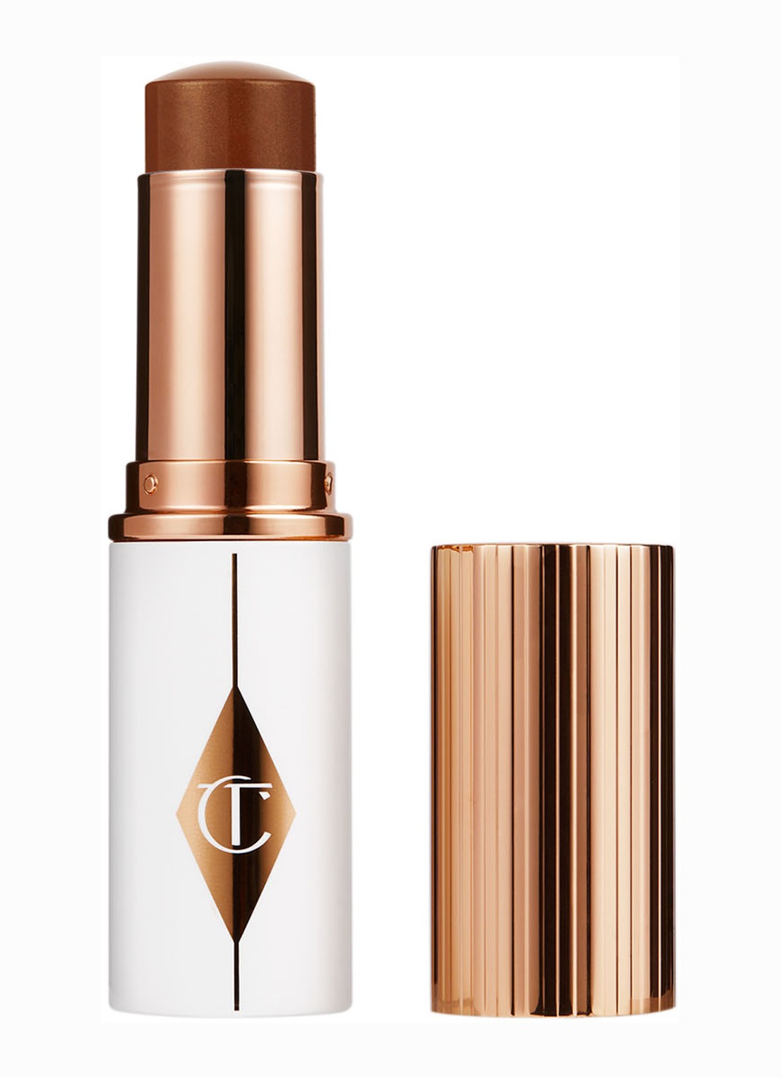 Charlotte Tilbury Unreal Skin Sheer Glow Tint - hydraterende foundation stick - voorkant 5 14 deep
