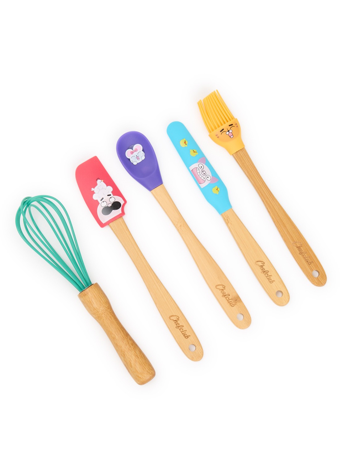 Chefclub Keukengerei set 5-delig  - voorkant multicolor