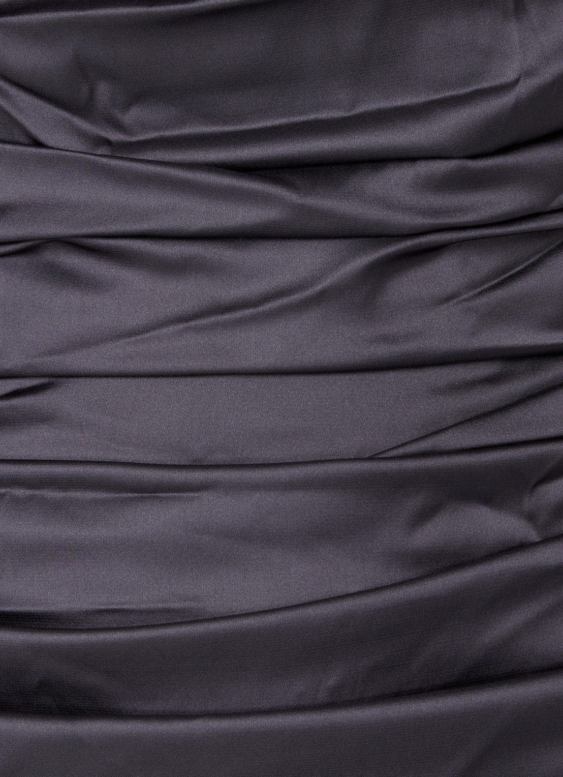 Chi Chi London Maxi jurk van satijn met plooidetail - detail 4 donkerblauw