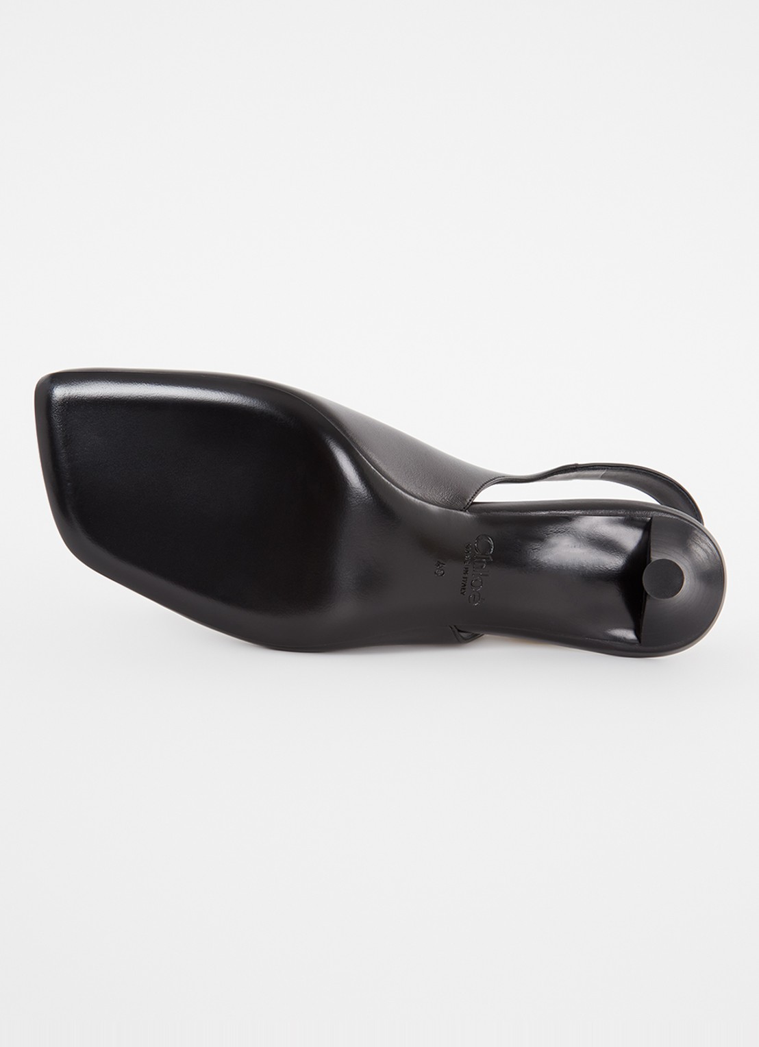 Chloé Andrea slingback van kalfsleer  - detail 4 zwart