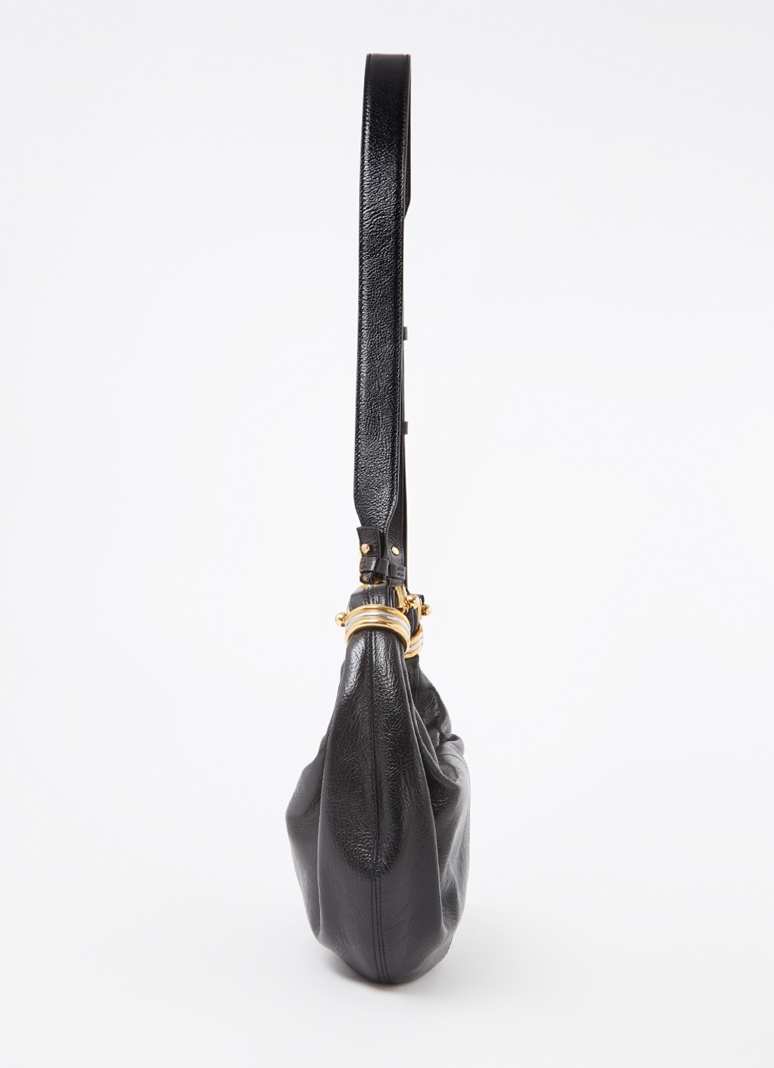 Chloé Bracelet handtas van kalfsleer - detail 2 zwart