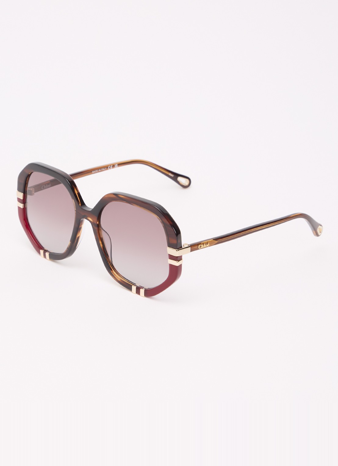 Chloé Butterfly zonnebril CH0105S - voorkant 4 bruin
