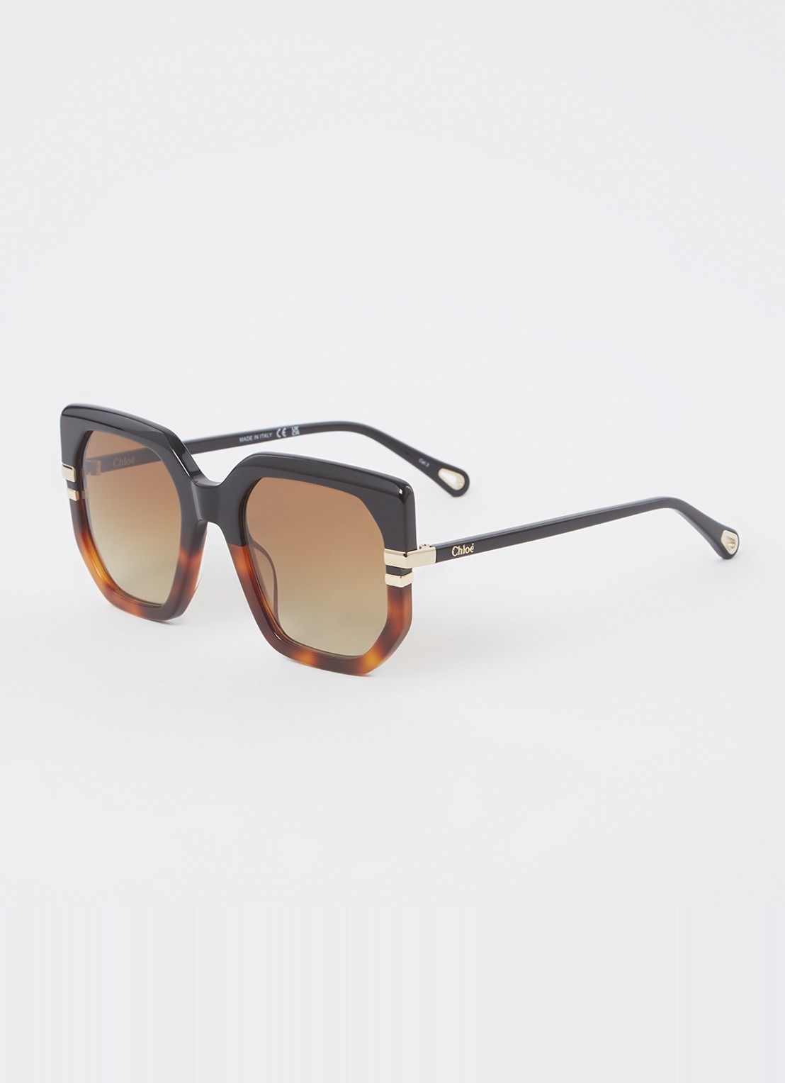 Chloé Butterfly zonnebril CH0240S - voorkant zwart