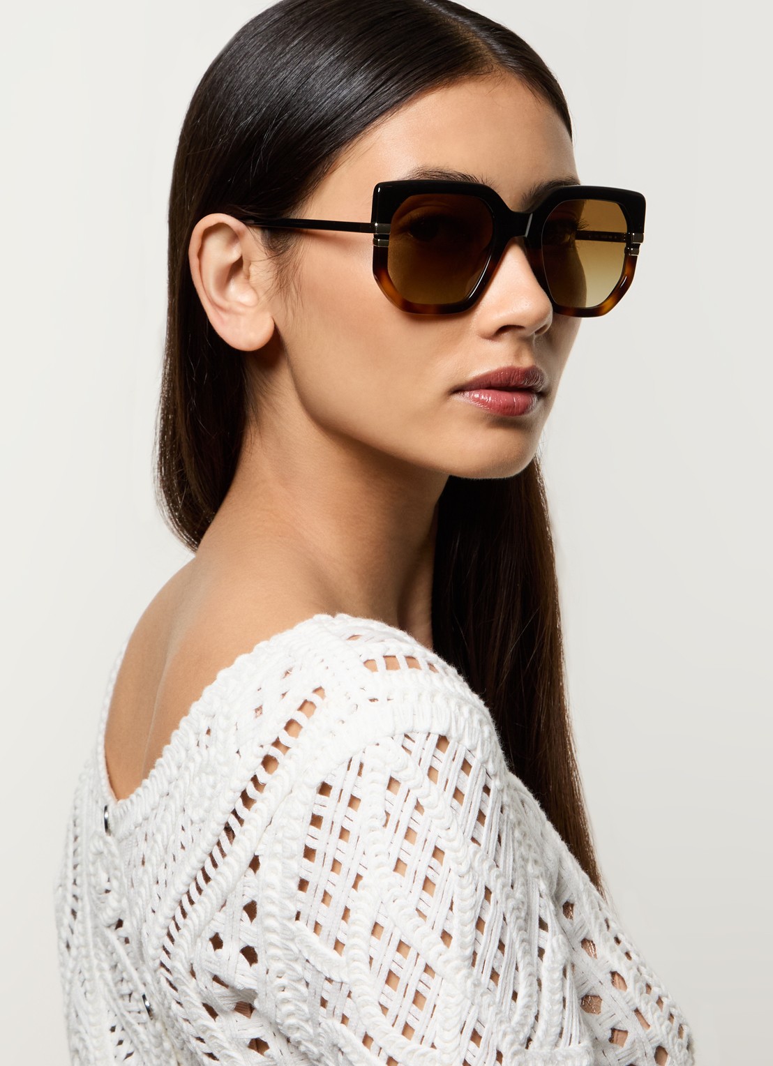 Chloé Butterfly zonnebril CH0240S - voorkant 2 zwart