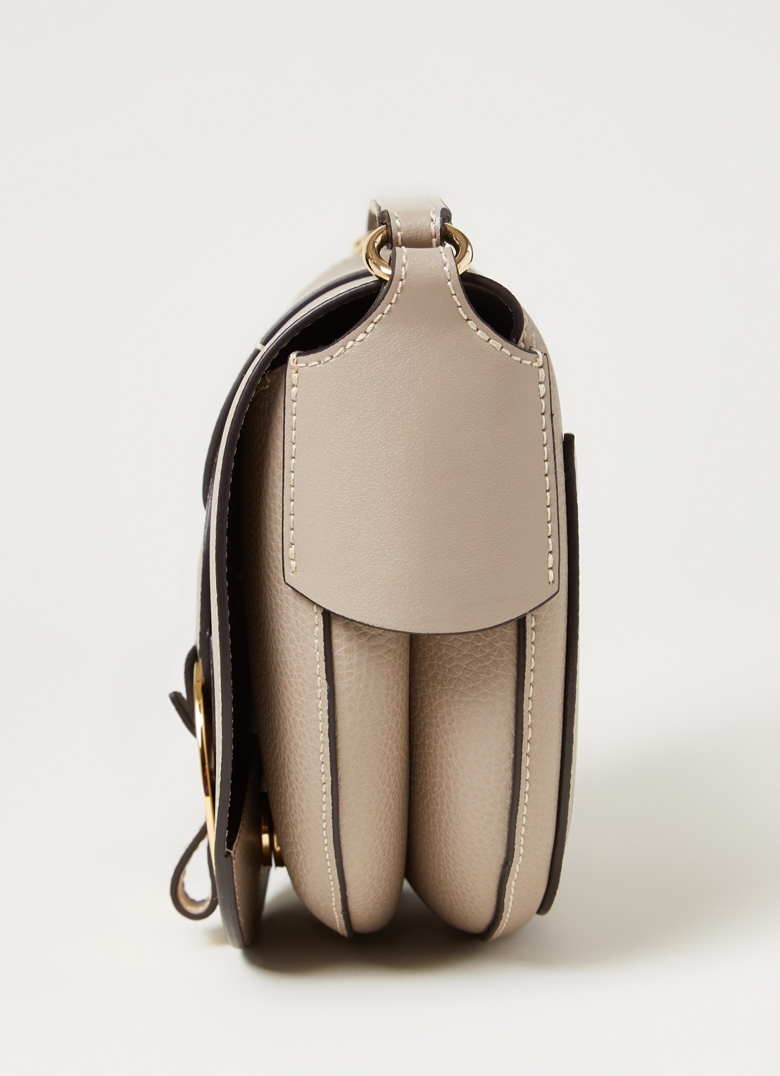 Chloé Darryl crossbodytas van kalfsleer - detail 2 grijs