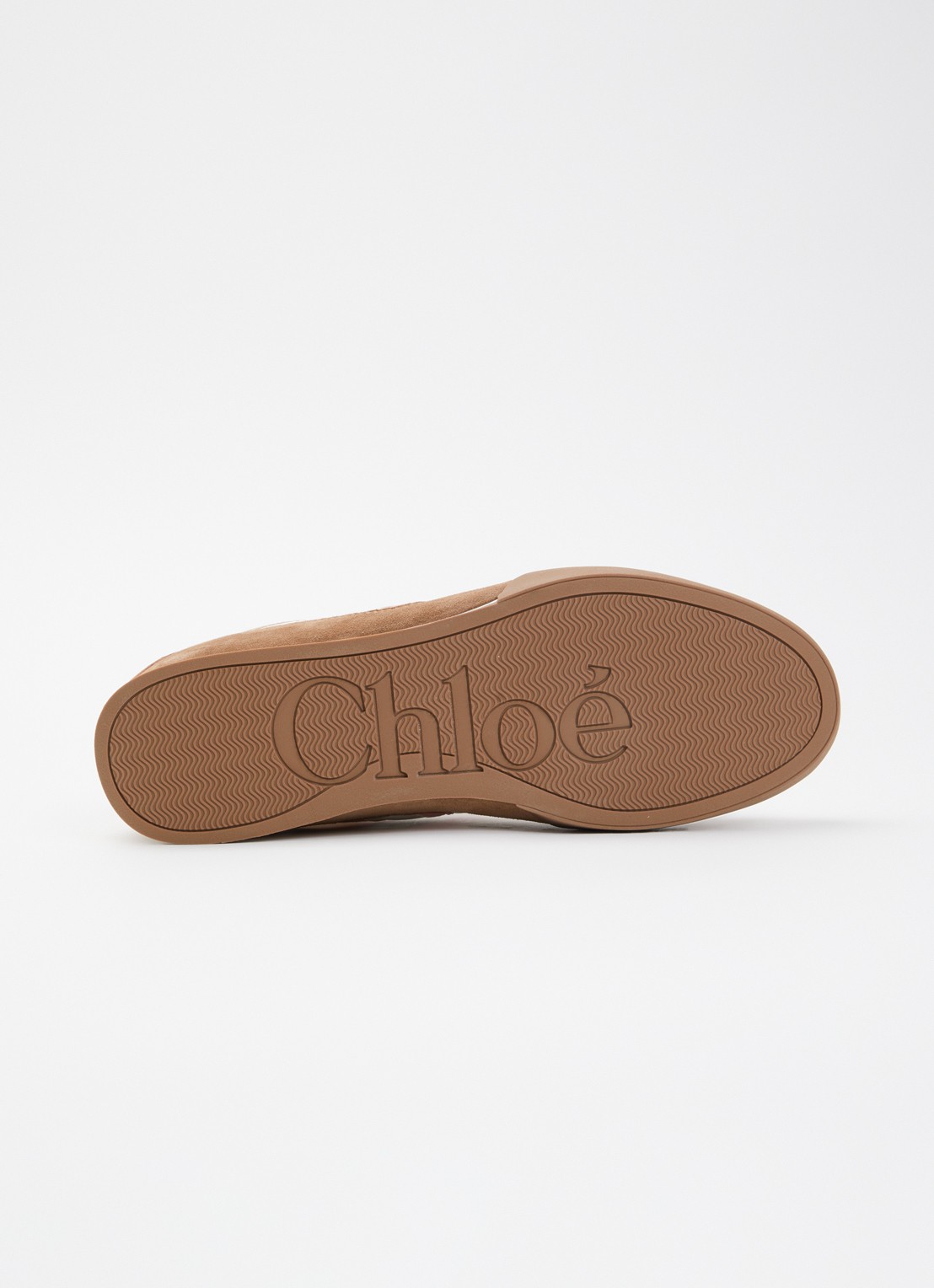 Chloé Kick sneaker met leren details - detail 5 lichtroze