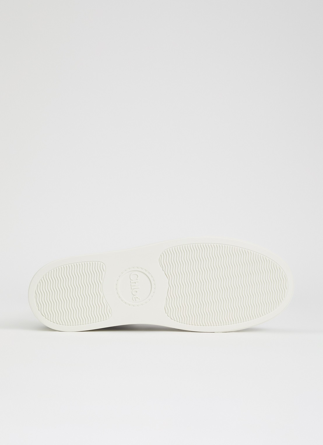 Chloé Lauren sneaker van kant met kalfsleren details - detail 3 zwart