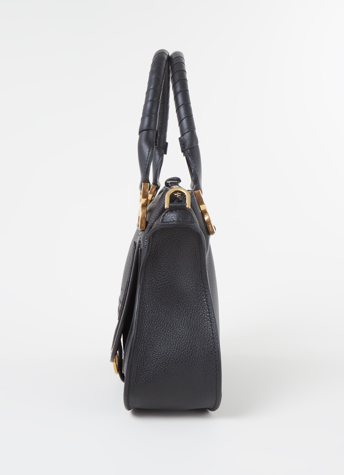 Chloé Marcie Small handtas van kalfsleer - detail 5 zwart