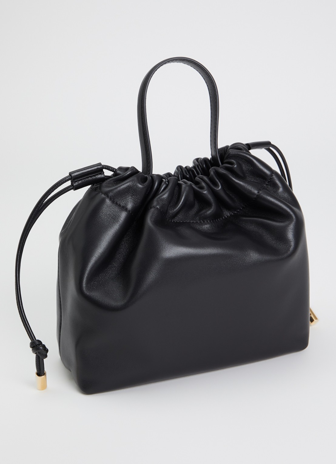 Chloé Mini Chloé Icons schoudertas van lamsleer - achterkant 5 zwart