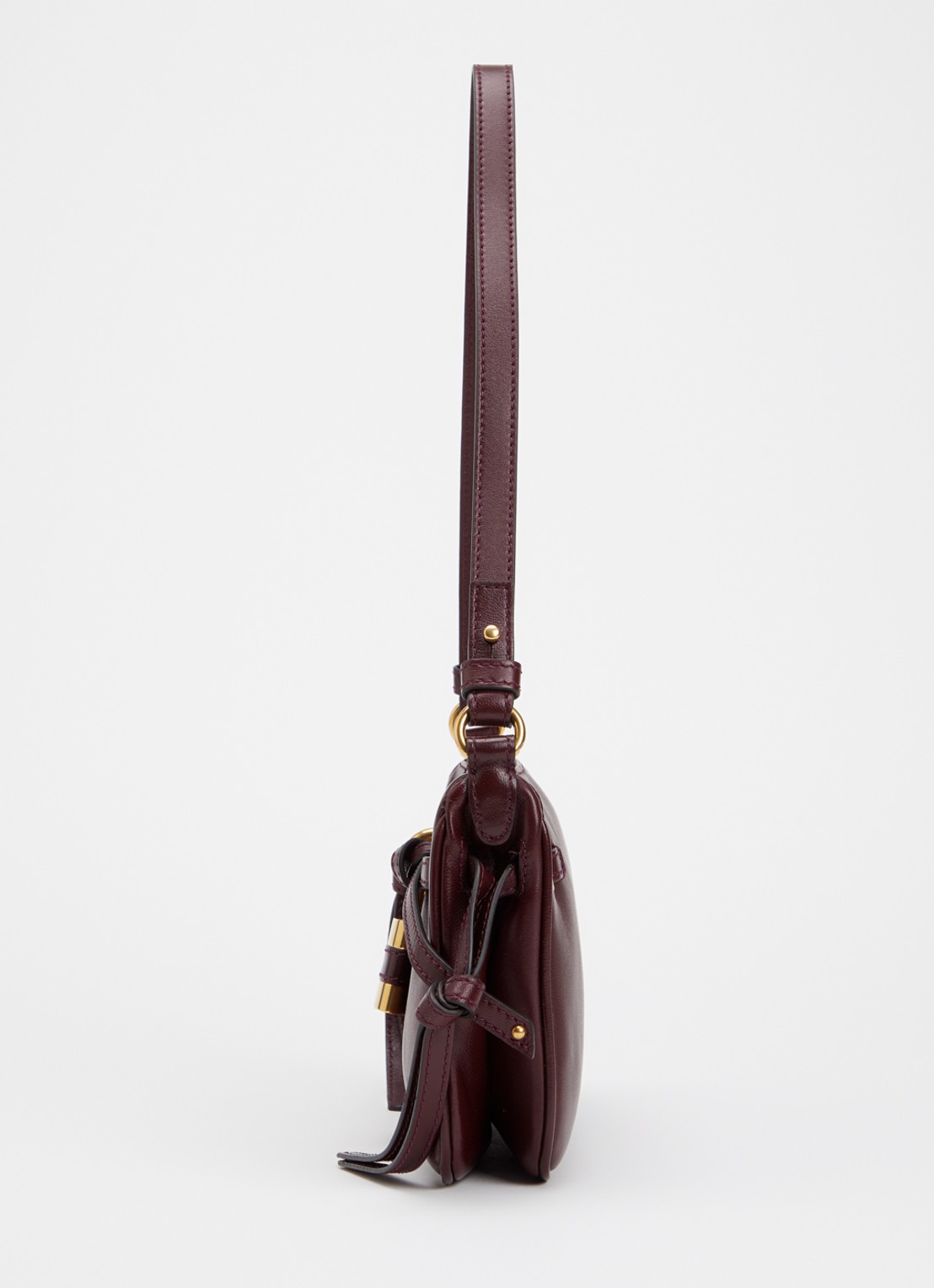 Chloé Mini Paddington Sling schoudertas van lamsleer - detail 4 steenrood