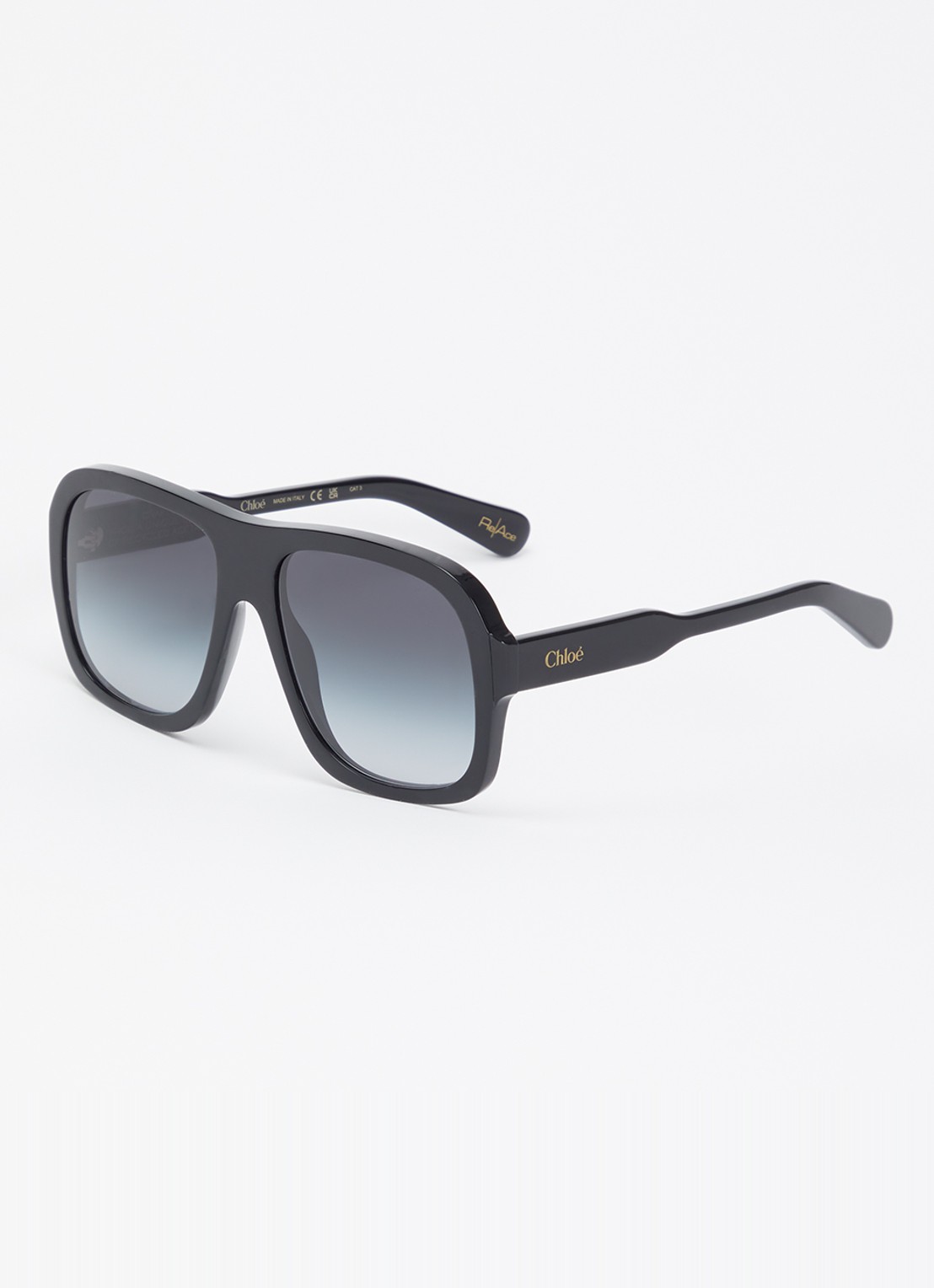 Chloé Piloten zonnebril CH0331S - voorkant 3 zwart