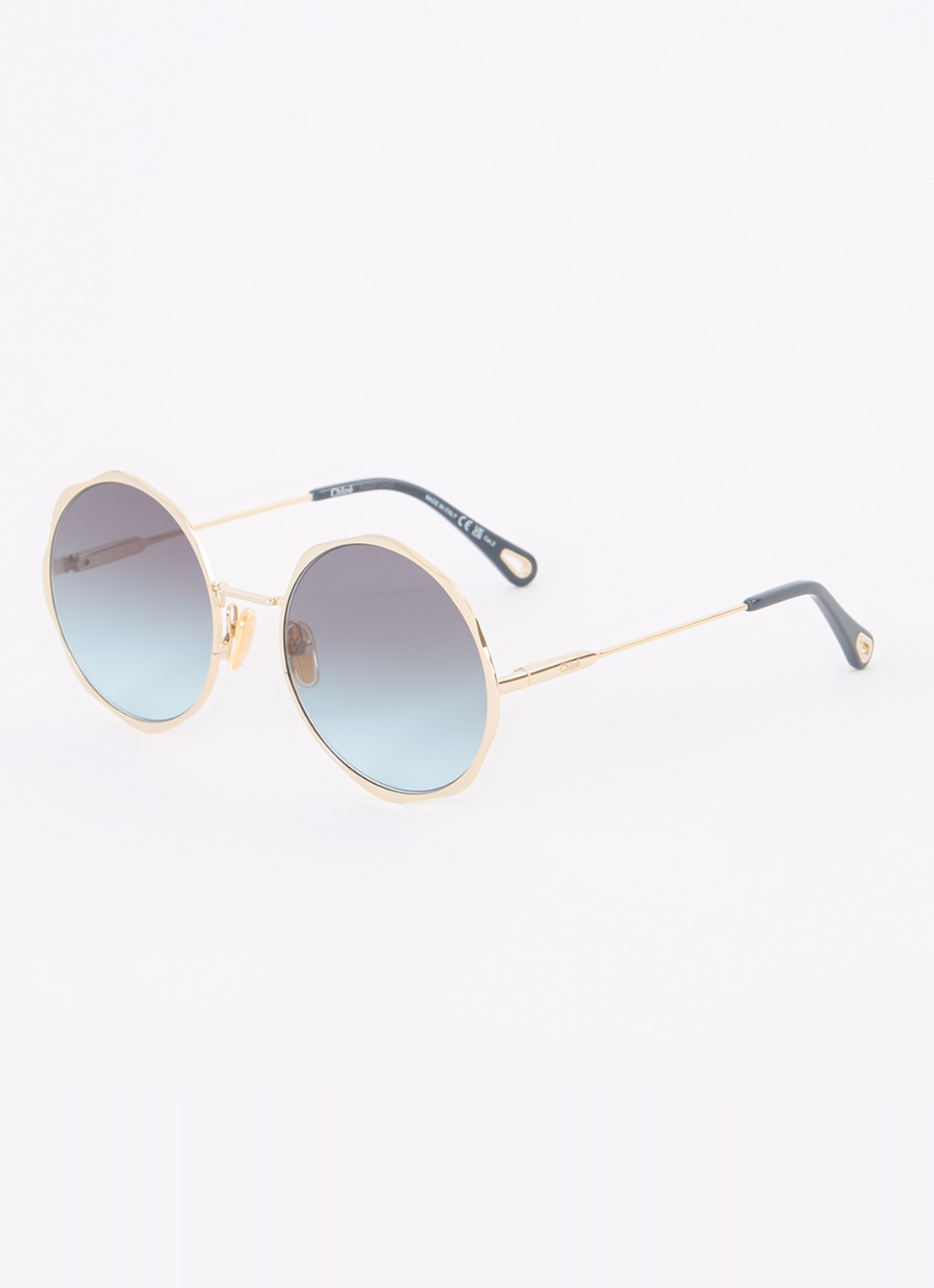 Chloé Retro zonnebril CH0184S  - voorkant goud