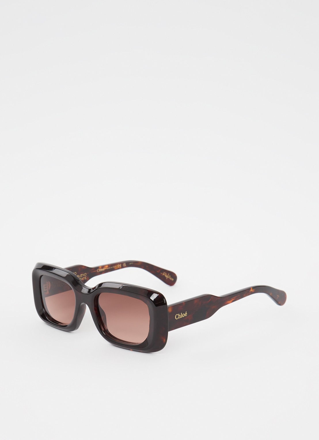 Chloé Retro zonnebril CH0188S - voorkant donkerbruin
