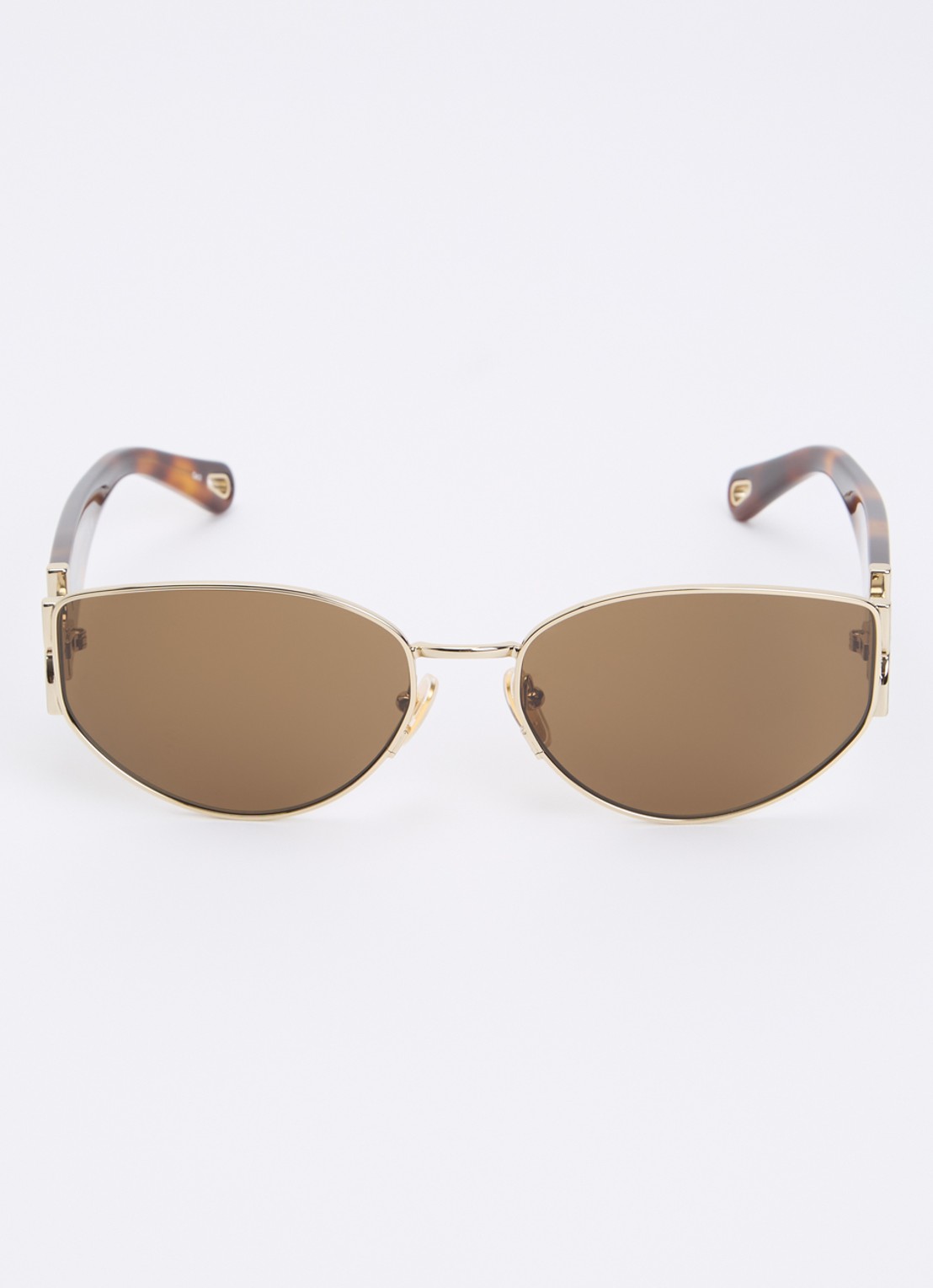 Chloé Retro zonnebril CH0260S - detail goud