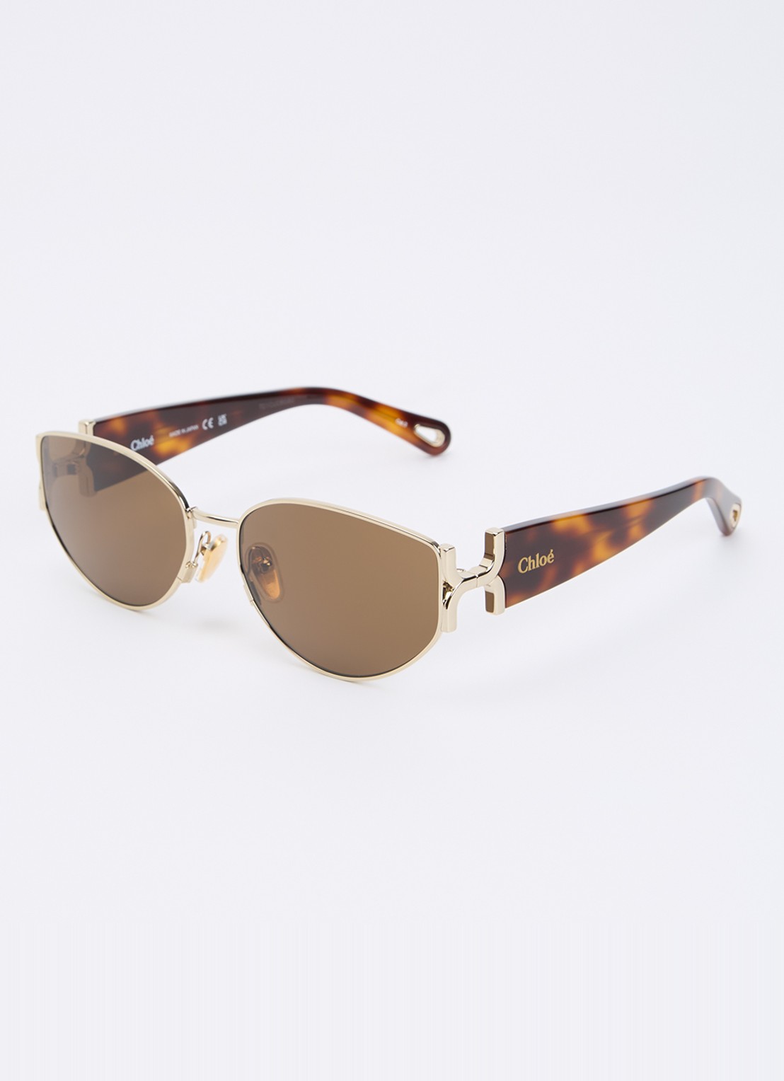 Chloé Retro zonnebril CH0260S - voorkant 4 goud
