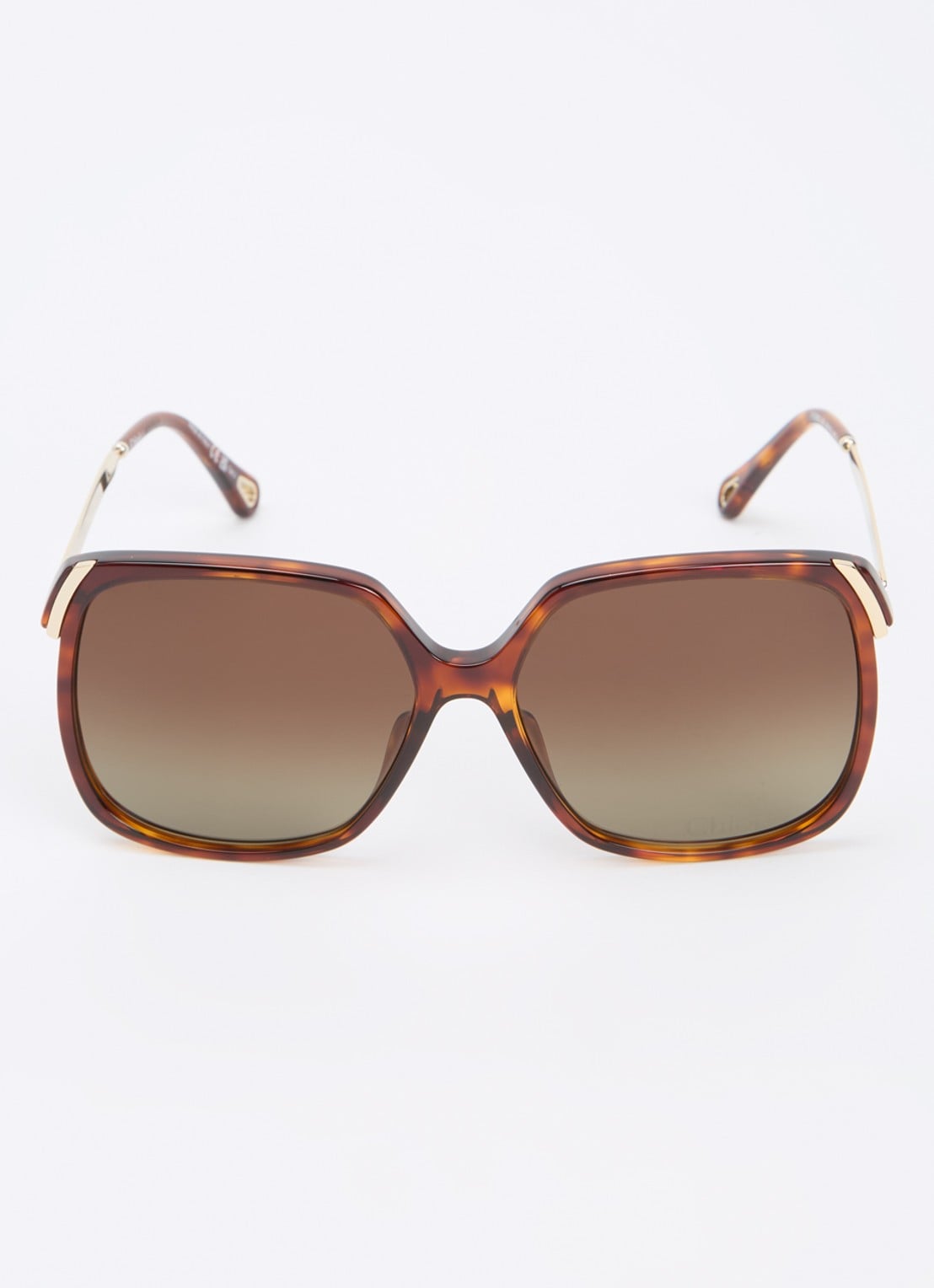 Chloé Retro zonnebril CH0286S - detail roestbruin
