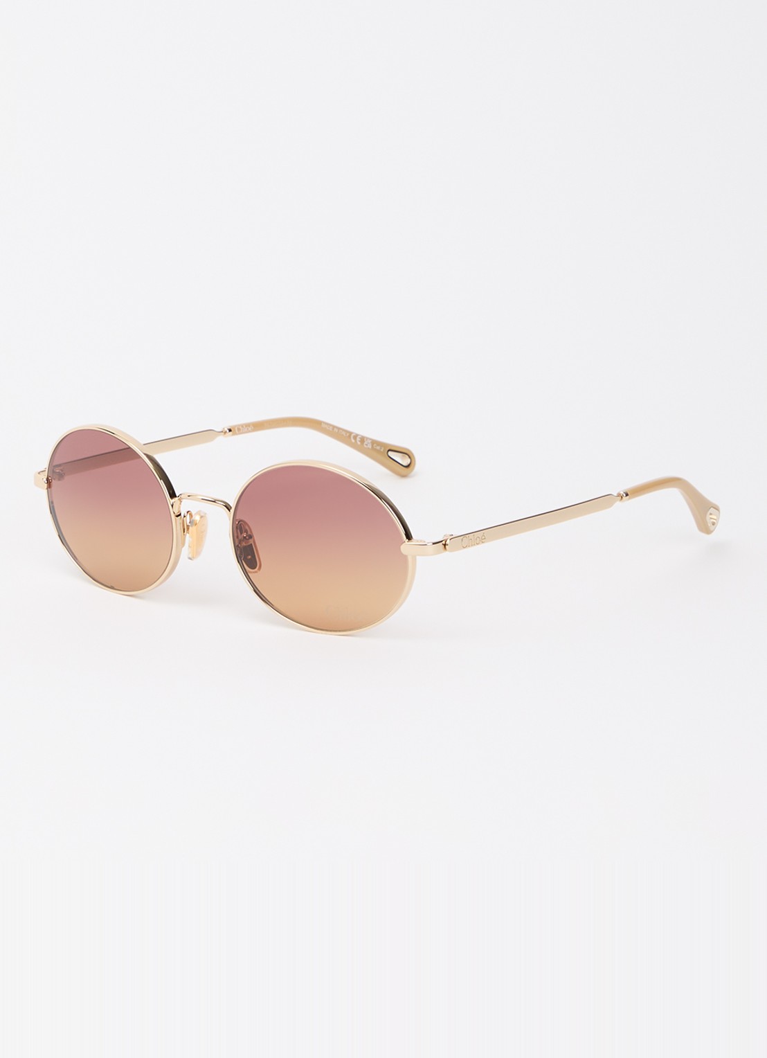 Chloé Retro zonnebril CH0326S - voorkant goud