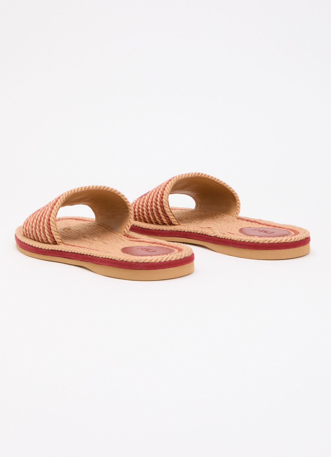 Chloé Slipper met logo - achterkant camel