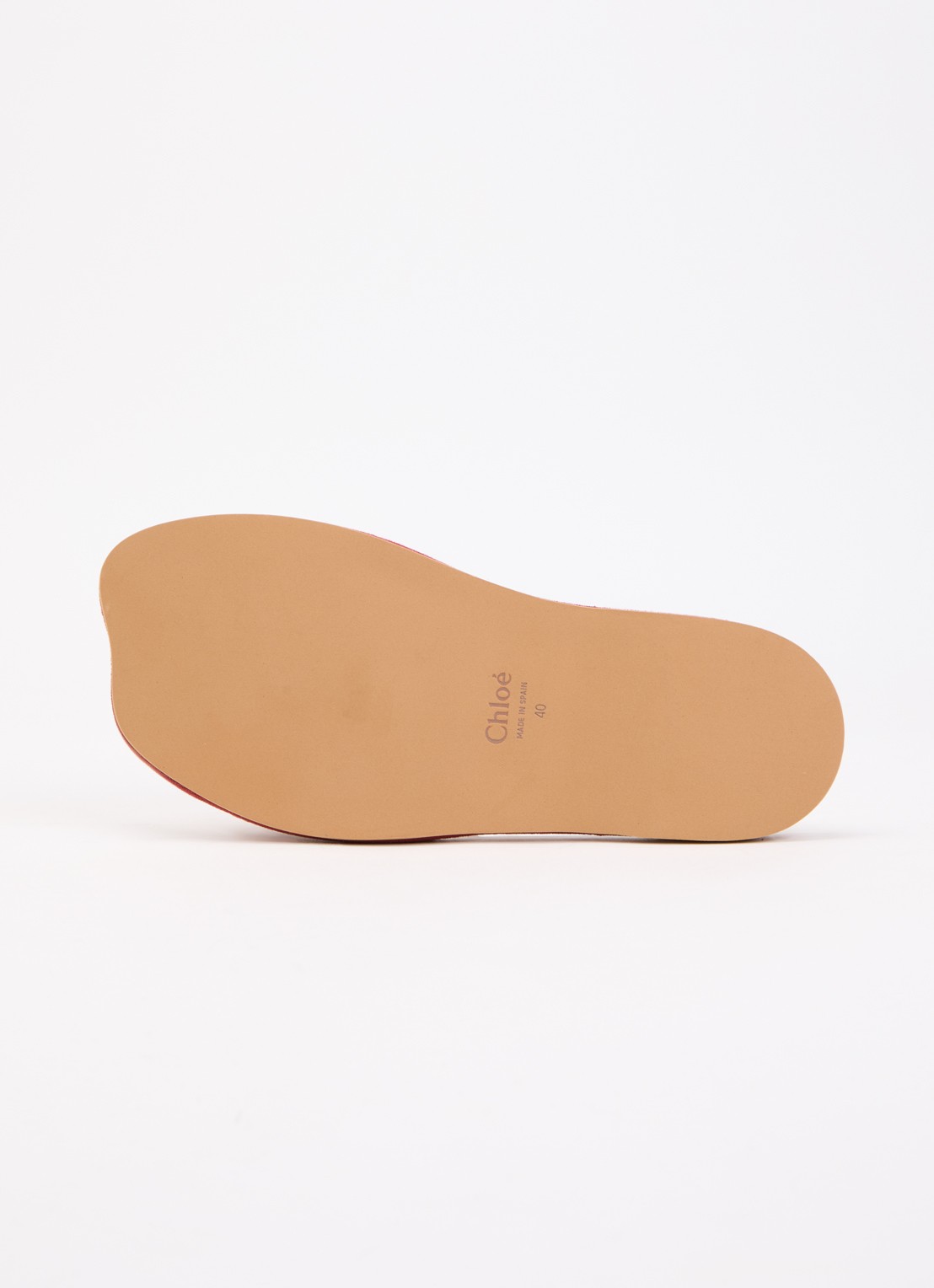 Chloé Slipper met logo - detail 5 camel