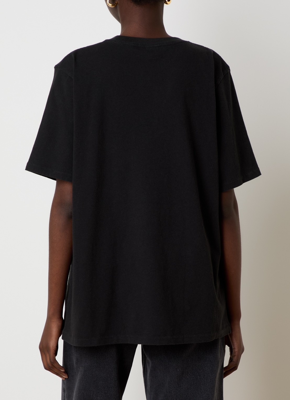 Chloé T-shirt met logoprint - achterkant 5 zwart