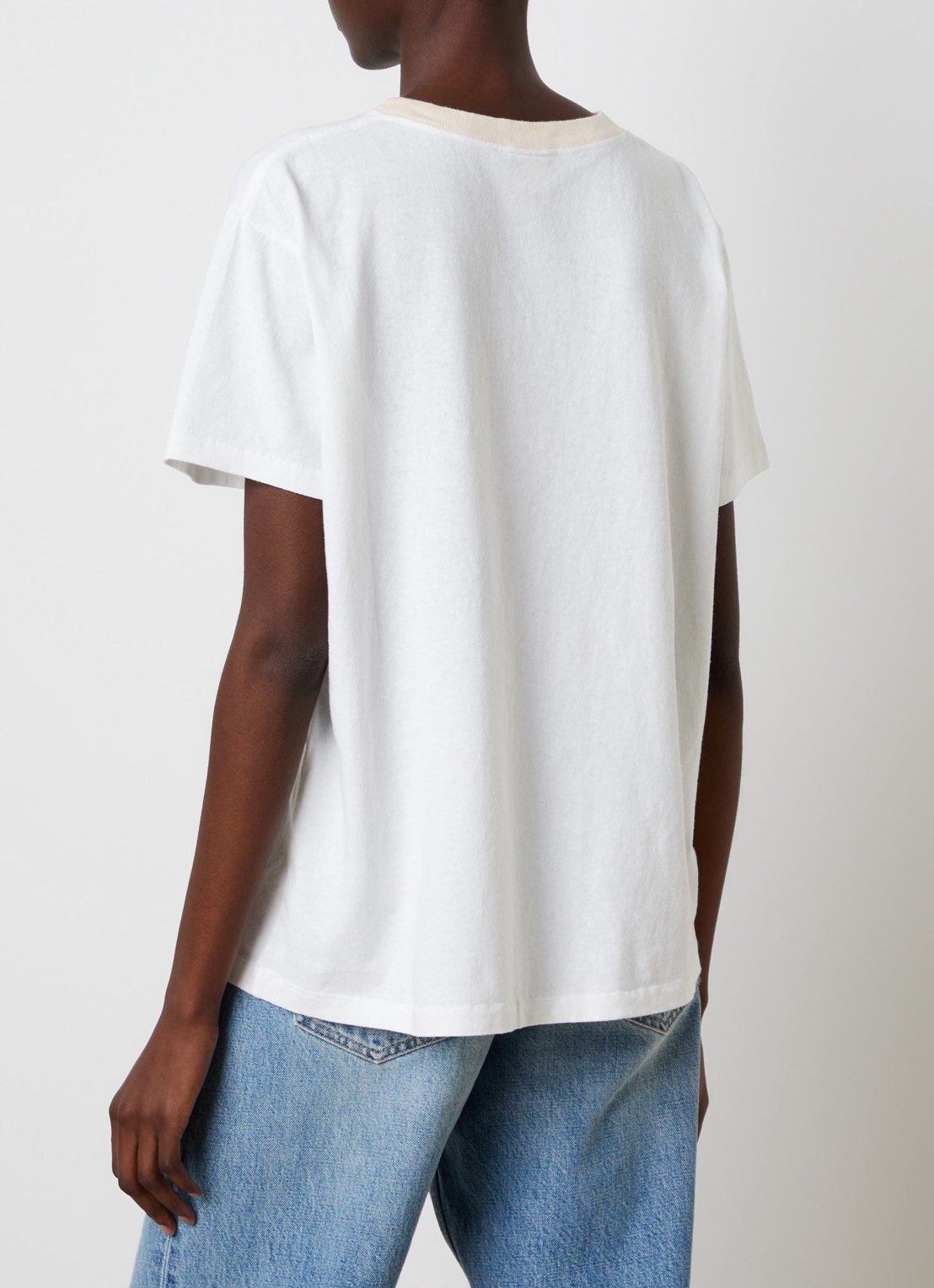 Chloé T-shirt met logoprint - achterkant 5 wit