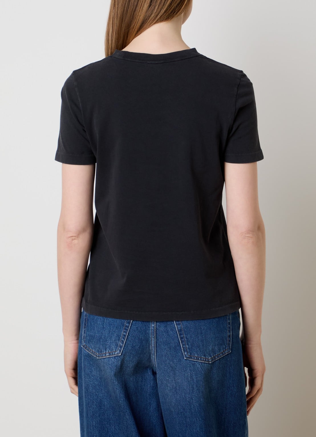 Chloé T-shirt met print - achterkant 3 antraciet