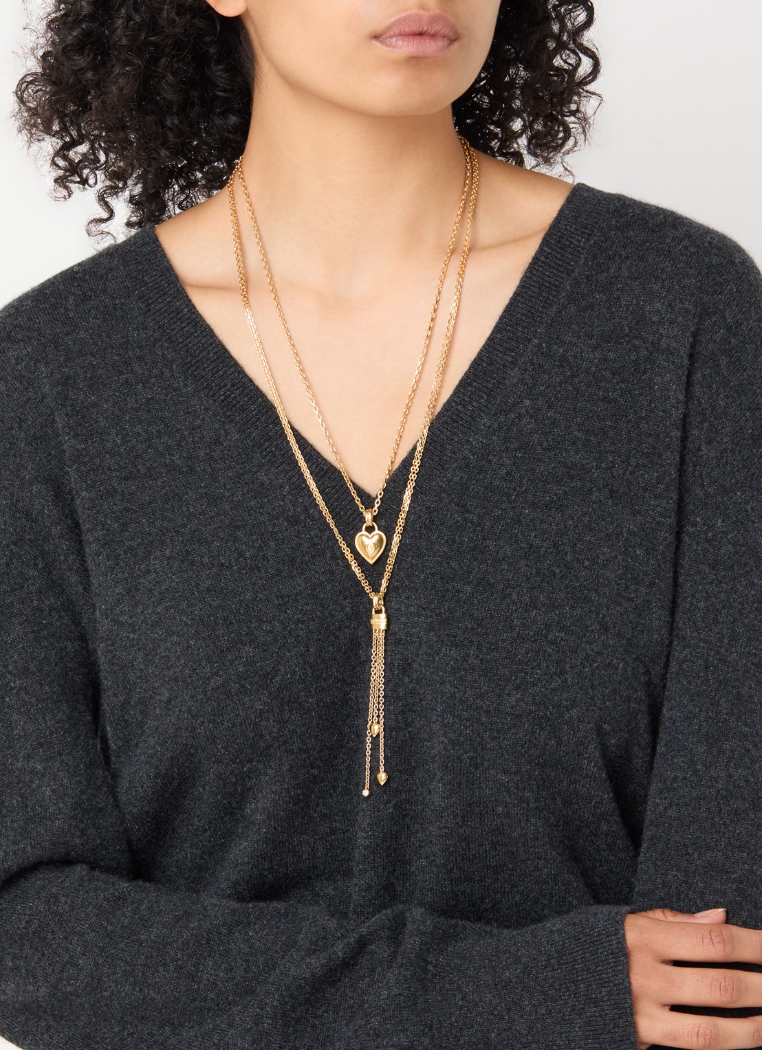 Chloé The Chloé Mini Paddington ketting veguld - voorkant 2 goud