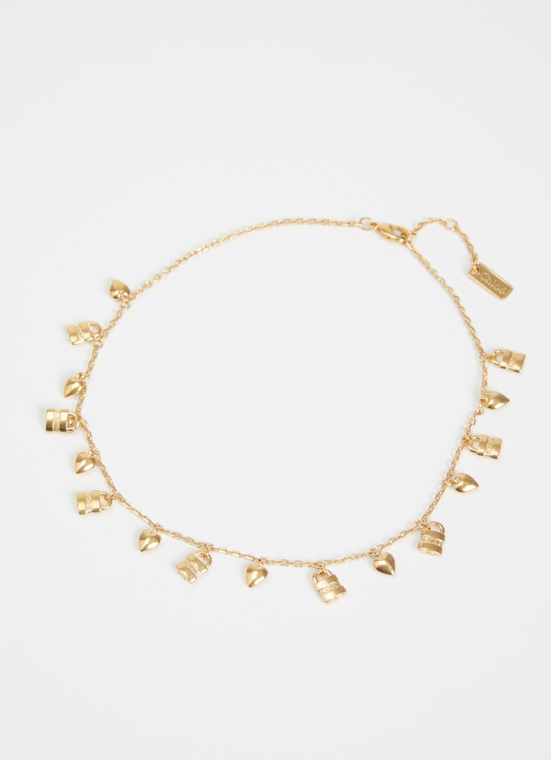 Chloé The Chloé Mini Paddington ketting veguld - detail 2 goud