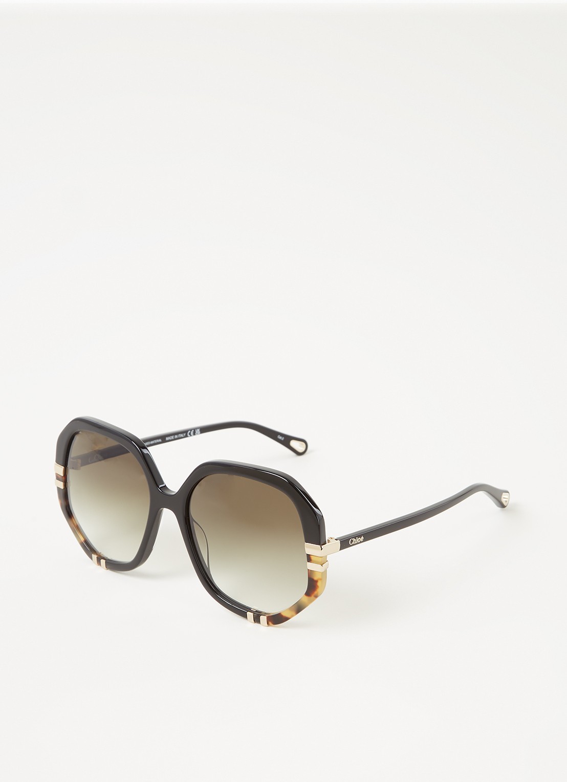 Chloé West zonnebril CH0105S - voorkant zwart