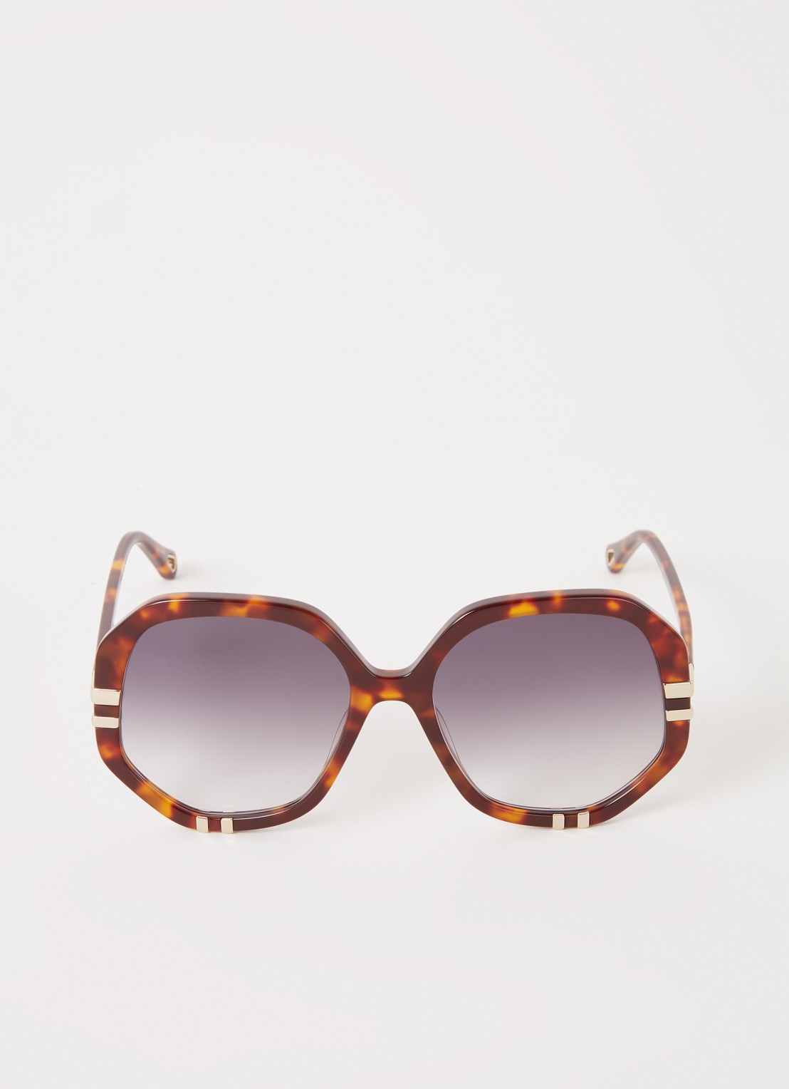Chloé West zonnebril CH0105S - voorkant 2 bruin
