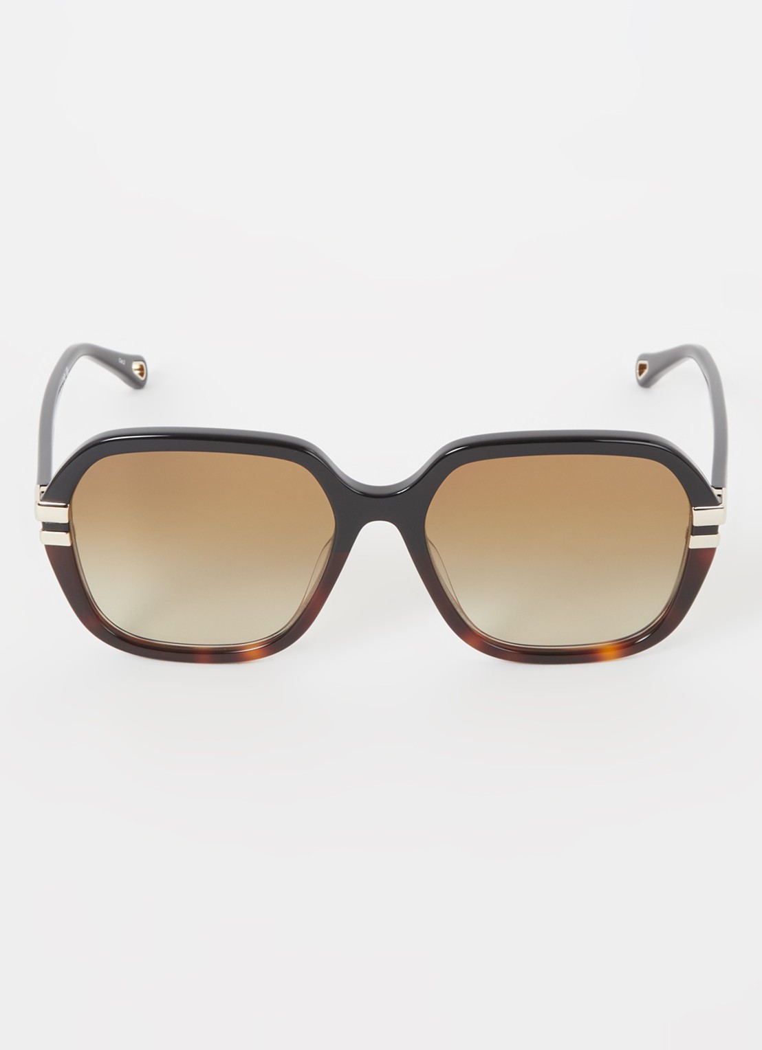 Chloé West zonnebril CH0204S - detail donkerbruin