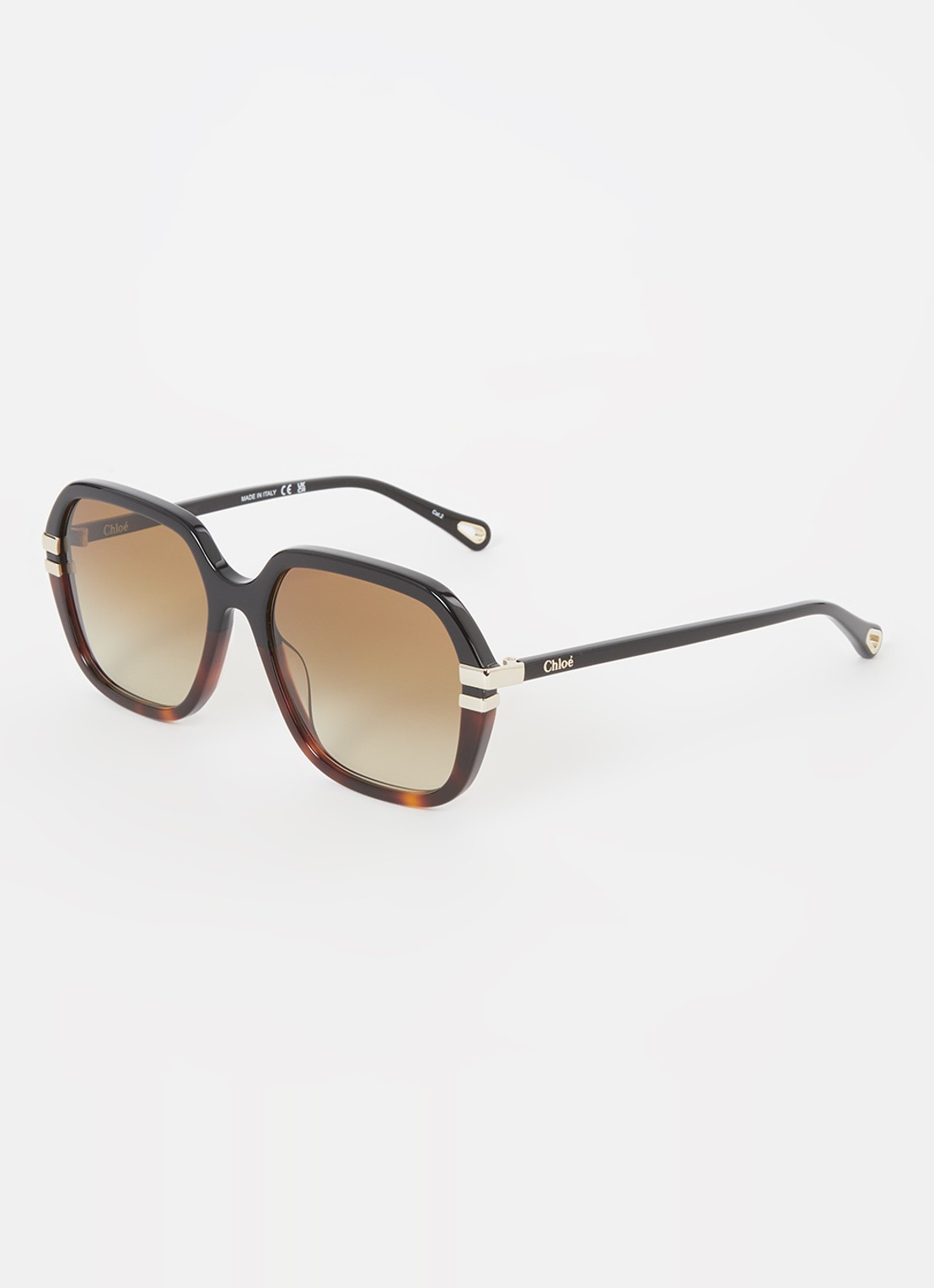 Chloé West zonnebril CH0204S - voorkant 4 donkerbruin