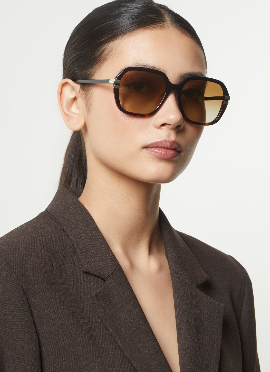 Chloé West zonnebril CH0204S - voorkant 5 donkerbruin