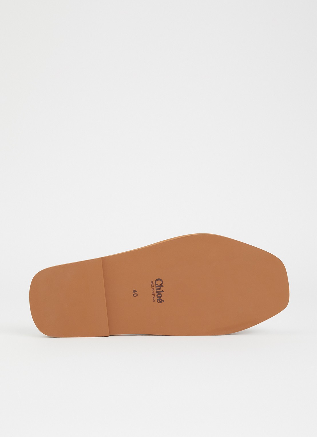 Chloé Woody slipper van canvas met logo - detail 5 oudroze