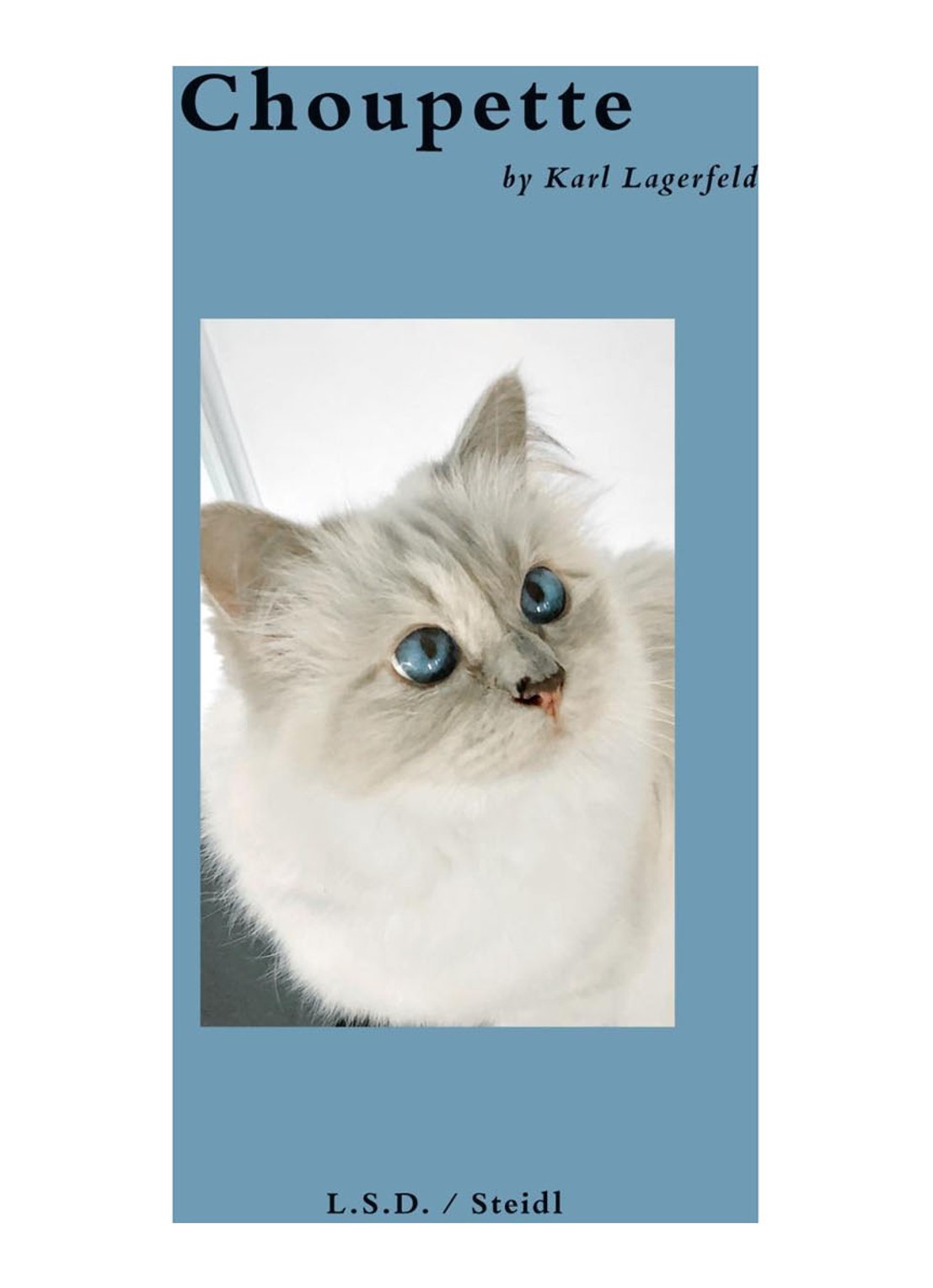 Choupette: Scrapbook of a Cat - voorkant blauw