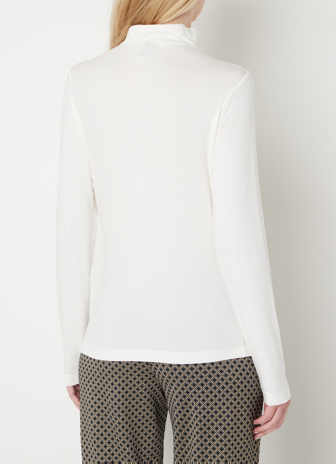Cinque Cilaren jersey top met col  - achterkant creme