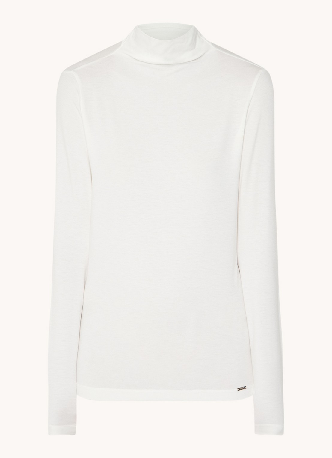 Cinque Cilaren jersey top met col  - voorkant 3 creme
