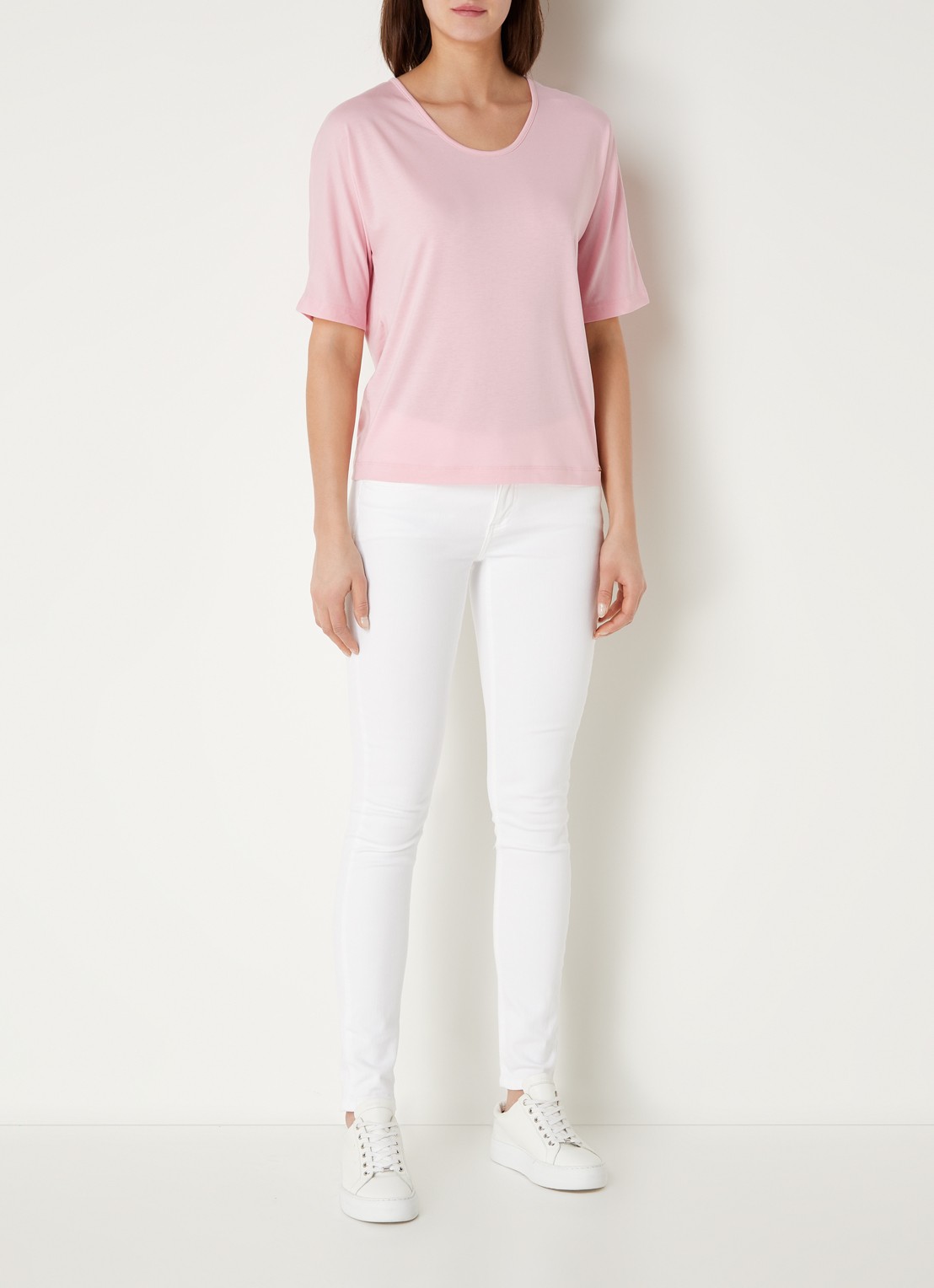 CINQUE Cilia T-shirt  - voorkant 4 lichtroze