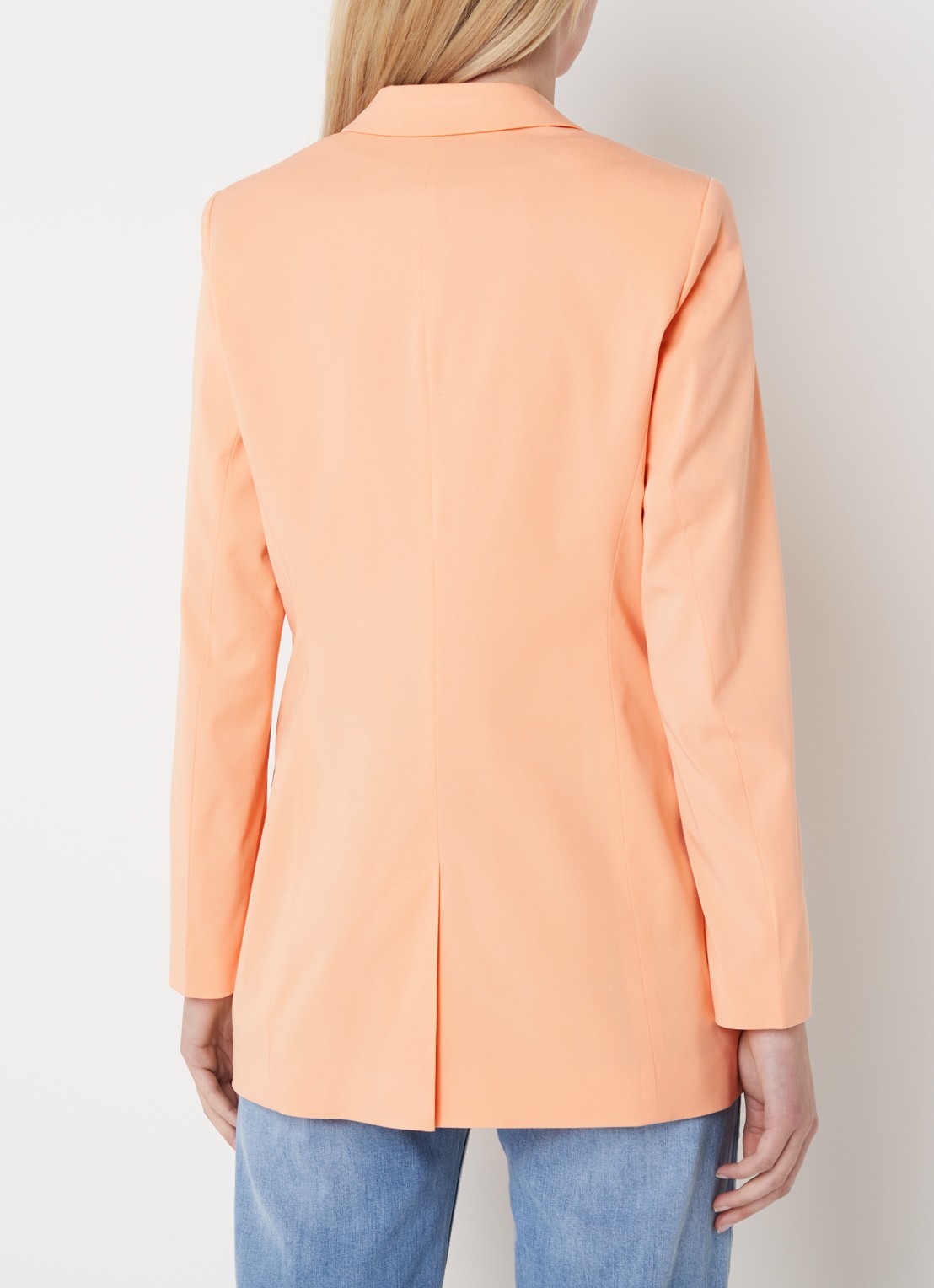 CINQUE Cilisa blazer  met klepzakken - achterkant 2 lichtoranje