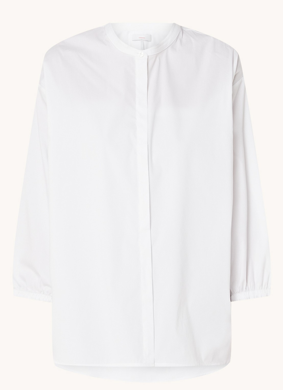 CINQUE Cipimms oversized blouse met ballonmouw - voorkant wit