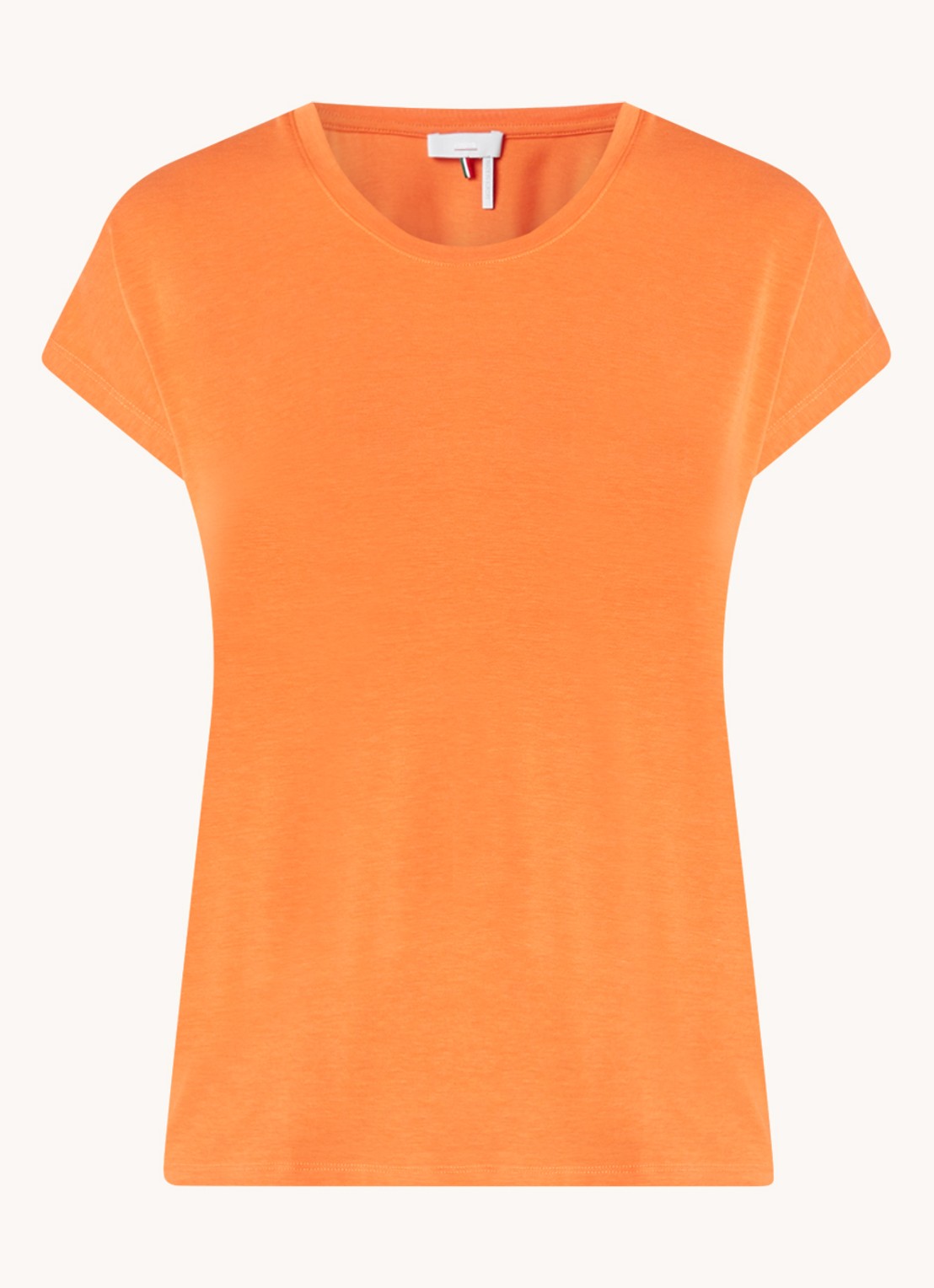 CINQUE Citwist T-shirt  - voorkant 2 oranje
