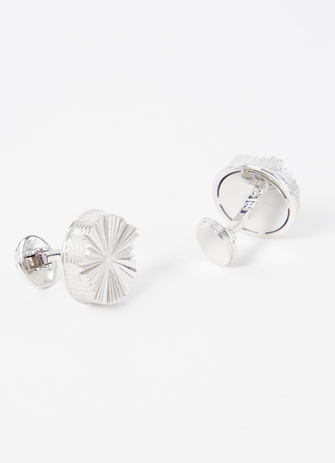 City Cufflinks Amsterdam Canal manchetknopen van zilver - detail 4 zilver